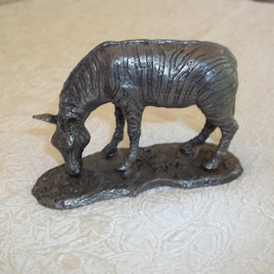Michael Ricker ,Pewter figurine, Zebra, Figurine, African animals,  USA ,1975