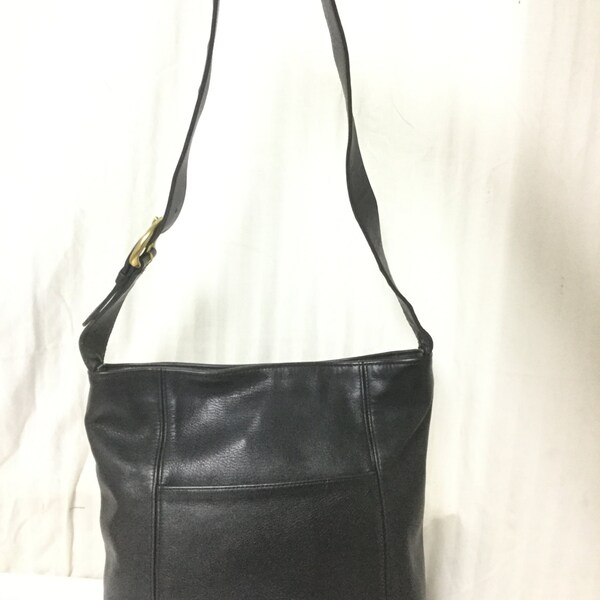 Coach leather purse,bag, Erickson ,4169 ,USA, Black Leather ,Shoulder Bag