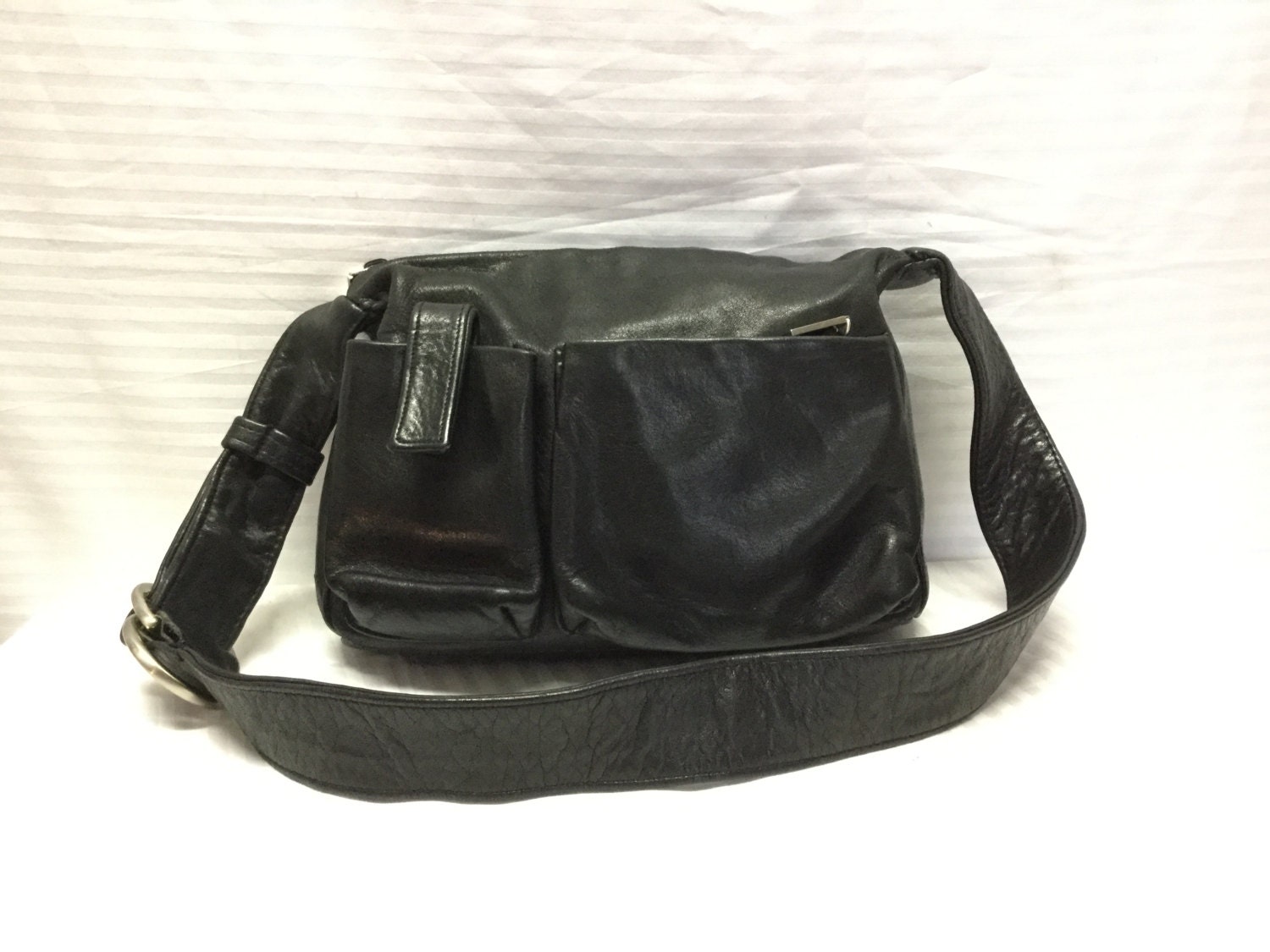 Perlina Leather Purse Bags Purses Black Leathershoulder 50