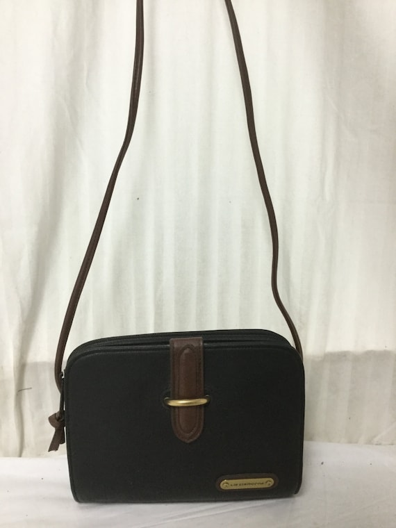 Liz Claiborne Black purse,faux leather,bag, Shoul… - image 1