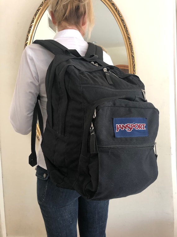 Jansport backpack bag, large black backpack