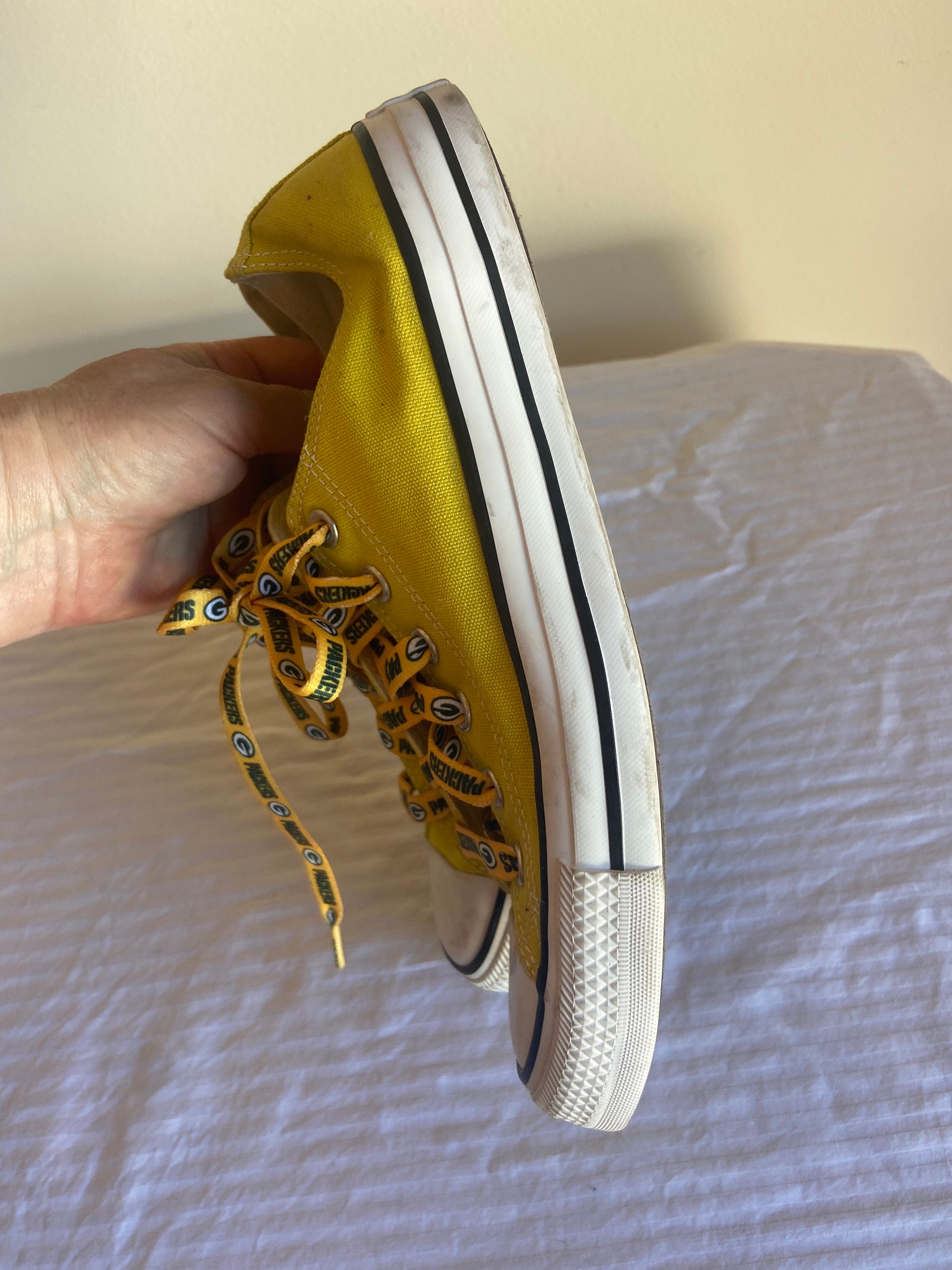 Converse ,all Star, Sneakers, Neon Yellow, Women's 10, Men's 8