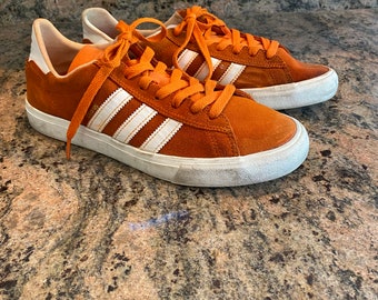 Adidas Vintage 1970s Orange, Size 7 Sneakers