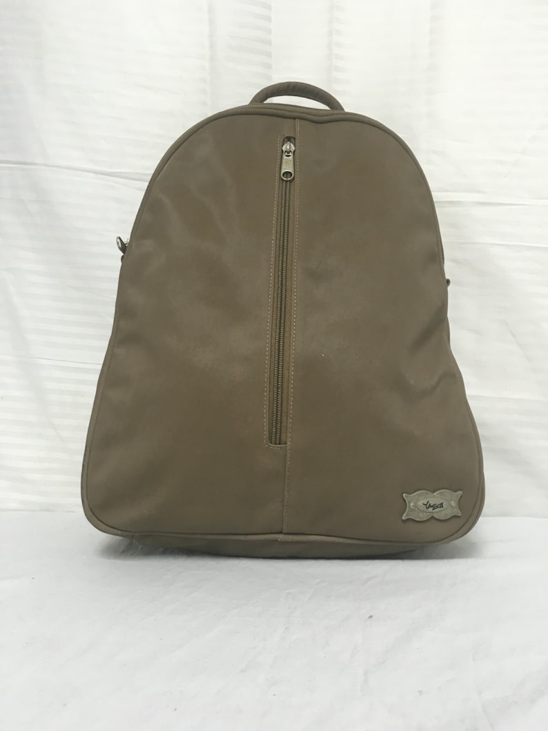 Backpack bag tan nylon back pack bag nylon backpack | Etsy