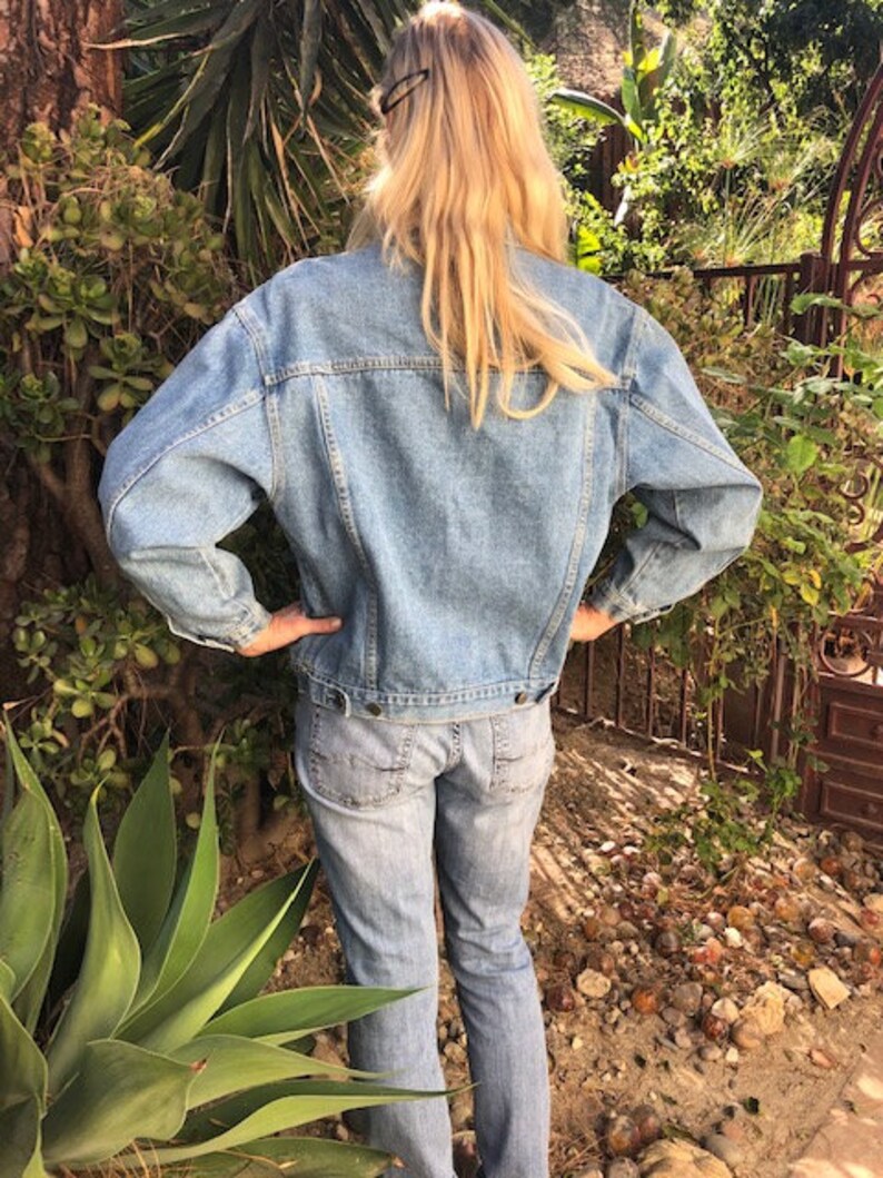 Breaker Jeans Jean Jacket Denim Jacket Coat Size Small Etsy