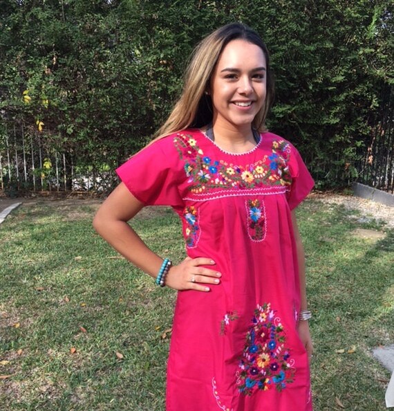 Vestido oaxaca vestido mexicano vestido bordado boho - Etsy México Vestido oaxaca vestido mexicano vestido bordado boho - Etsy México