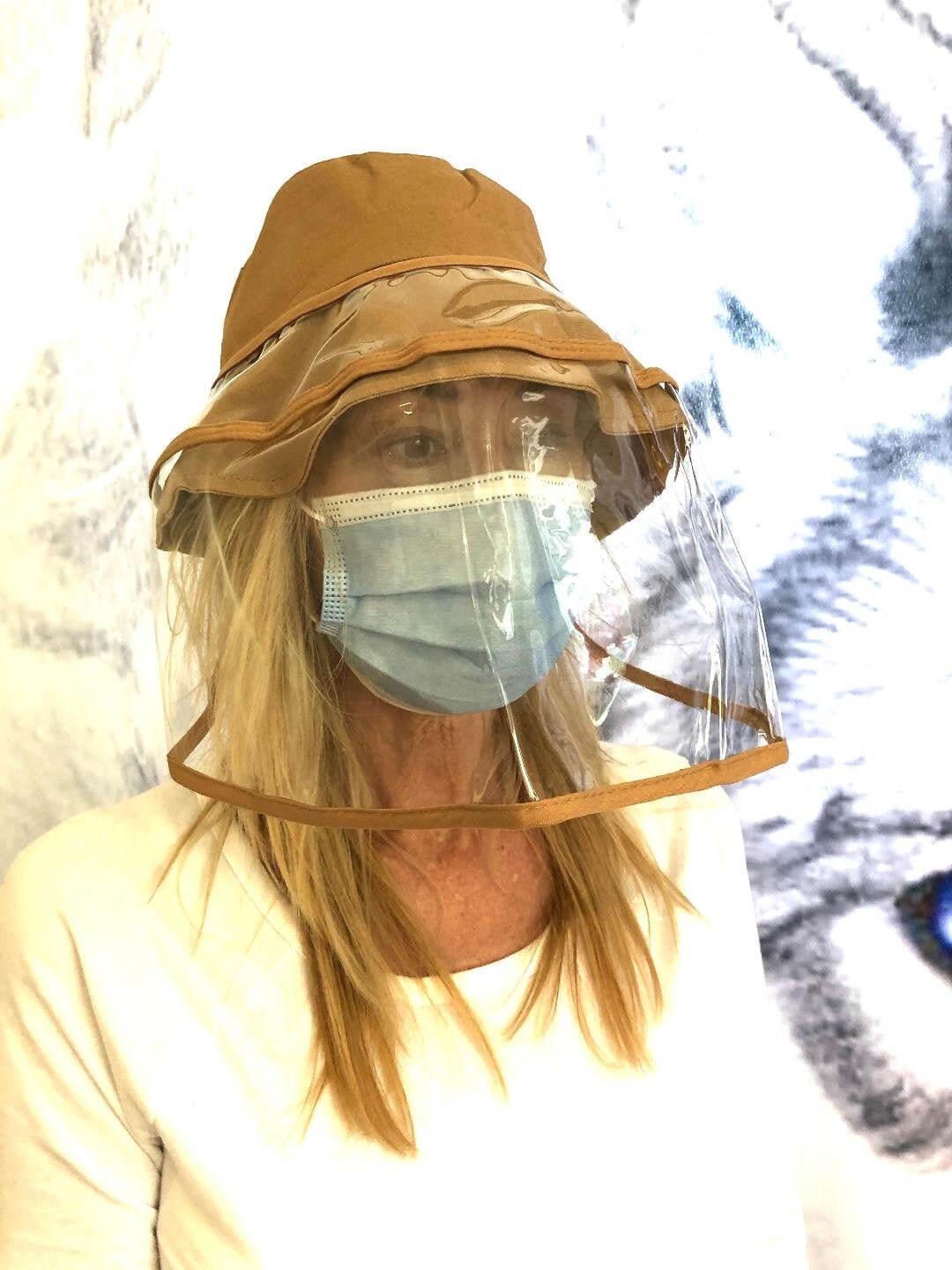 Face Shield Mask With Matching Hat 