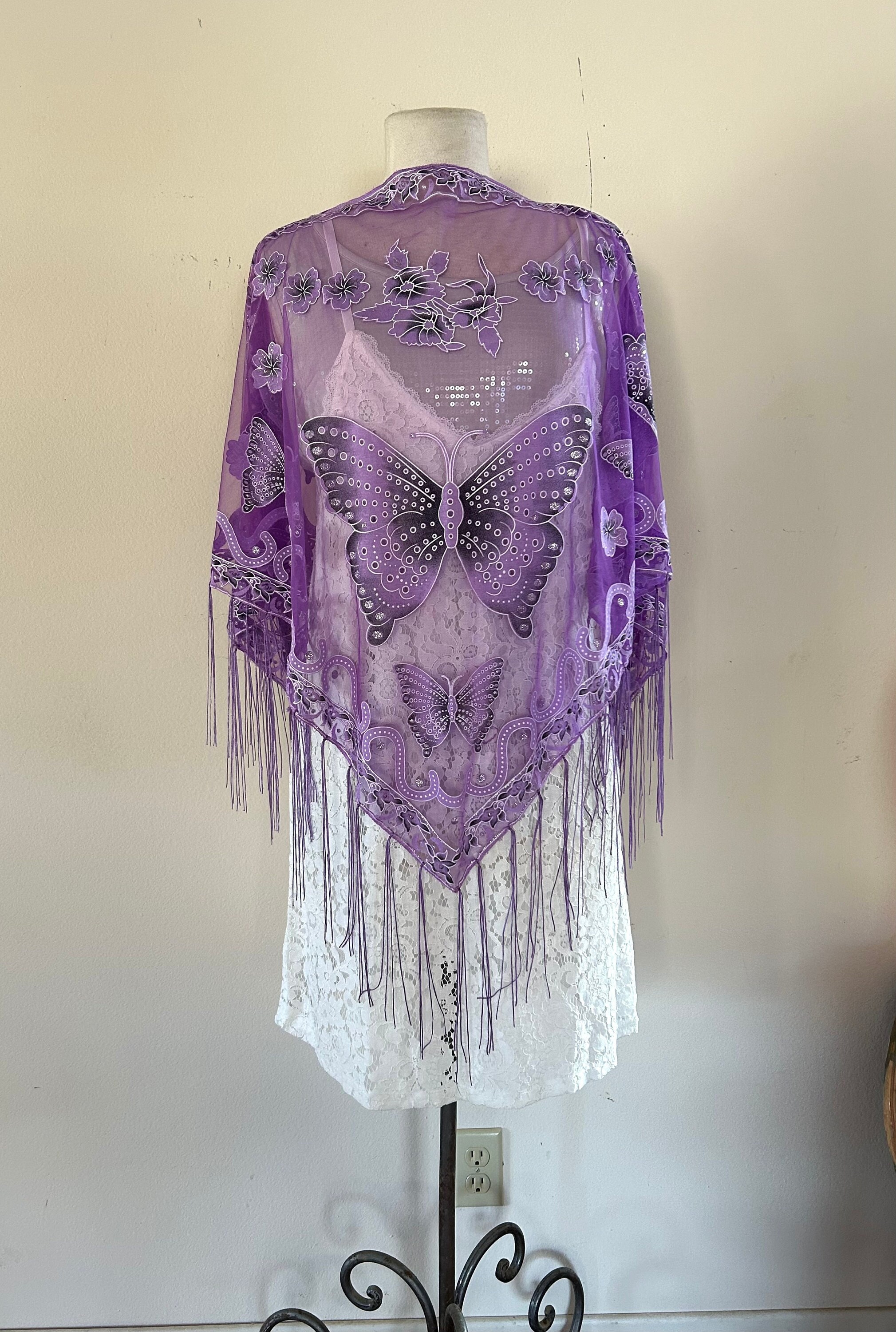 Sheer Poncho - Etsy Sheer Poncho - Etsy
