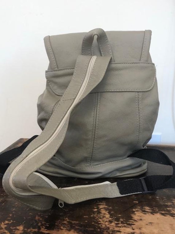 Backpack bag, Leather backpack,Shoulder Bag, tan,… - image 7