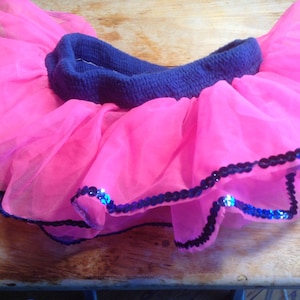 Toddlers, pink tu tu, blue sequin, tuutuu, skirt, elastic ,waist, 3T, girls