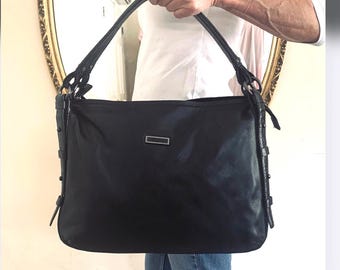 Enzo Rossi Black Leather Briefcase Soft Case - Etsy