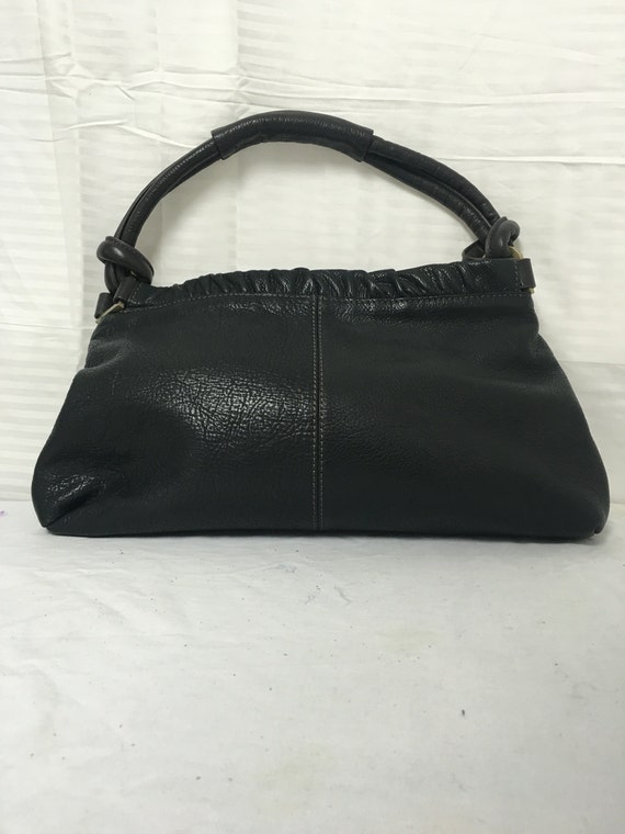 Alfani Black Leather Purse Bag Top Handle Bag Etsy Singapore