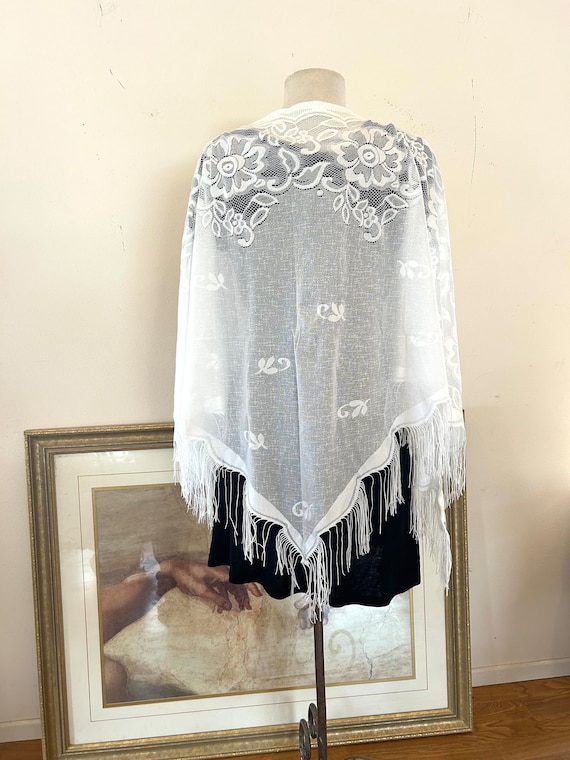 Flower Sequined Poncho - Tunics & Tops - Women | Shukr Clothing