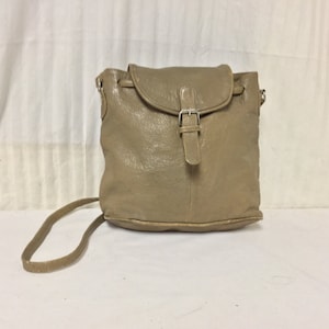 Leather Purse ,Shoulder Bag, Cross Body bag,bags,purse,cinch bag gray/tan
