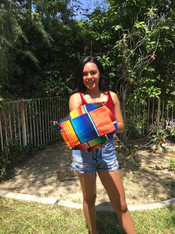 Serape backpack,Mexican backpack,backpack bag,rai… - image 4