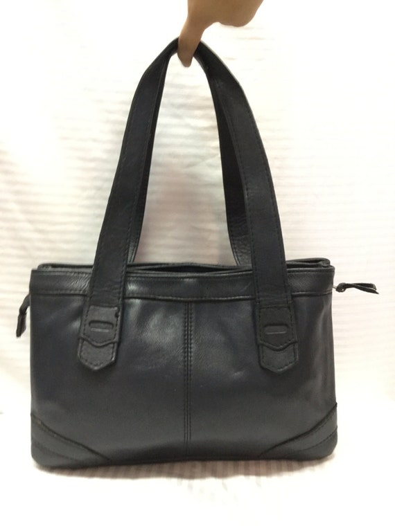 Ganson Leather Tote Bag Purseblue Leather Bags Purses | Etsy