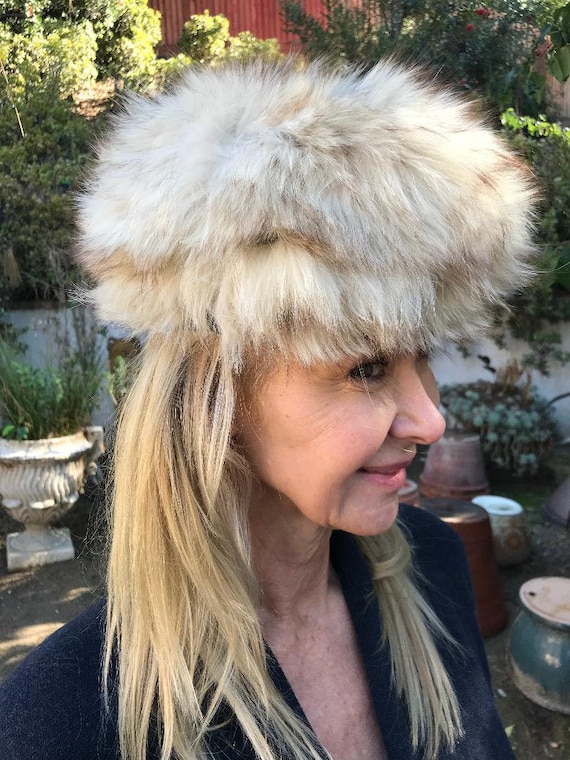 Fox Fur Hat,Warm quilted lining - image 2