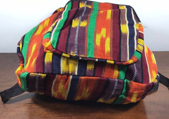 Guatemalan Backpack, Rainbow, Backpack, Rainbow - image 4