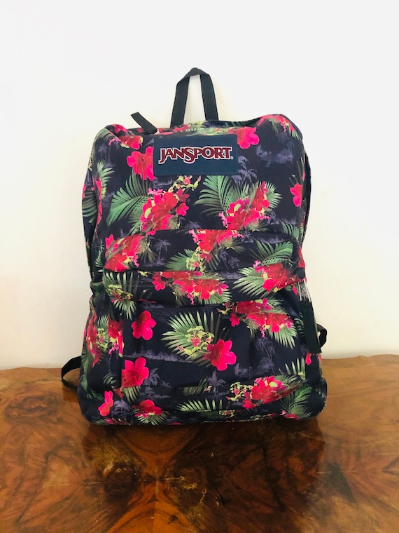 Jansport Hibiscus flower Backpack bag