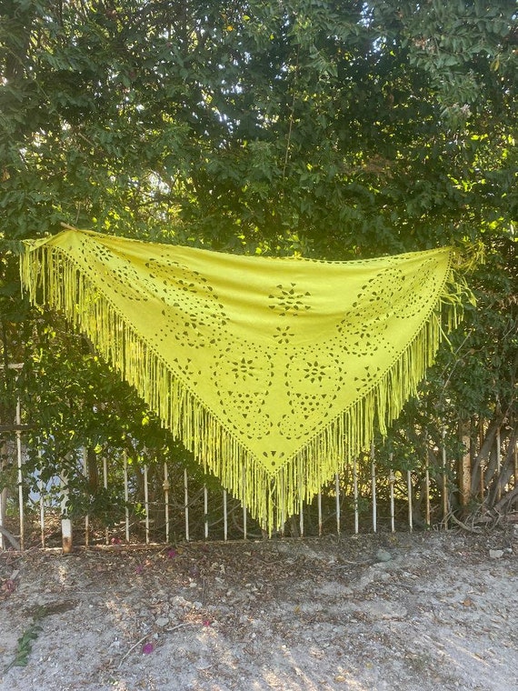 Gorgeous Flowy Ultra suede shawl, shawl, wrap, Br… - image 1