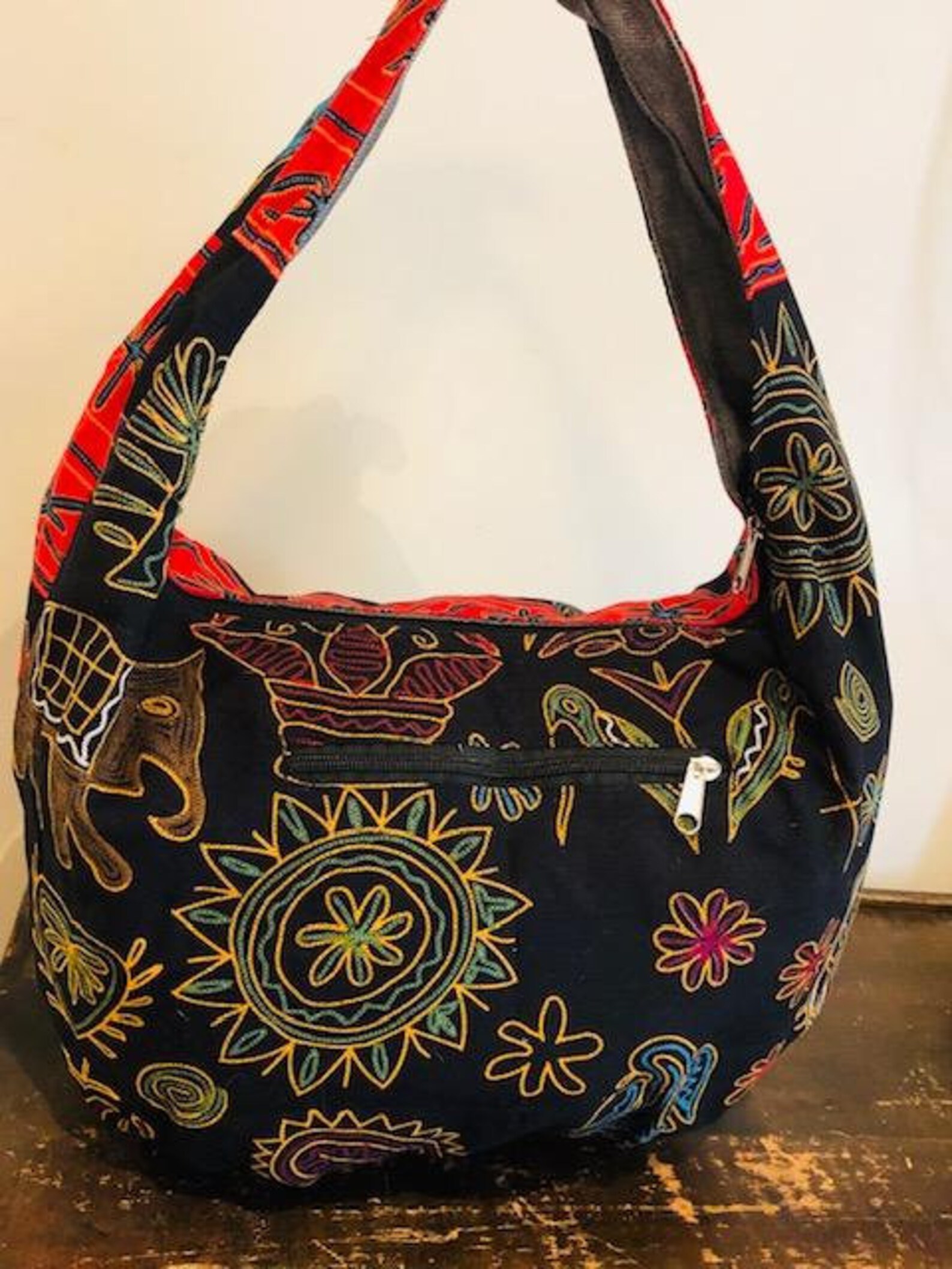 Large Cotton Hobo Bagshoulder Bagpurseboho Etsy