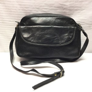 Bolso de cuero negro, bolso, cuero negro, bolso de hombro, bolsos, bolsos