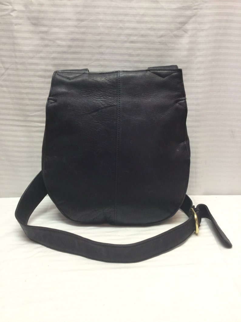 Boulder Ridge Leather purseBag Blue Leather Shoulder Bag | Etsy