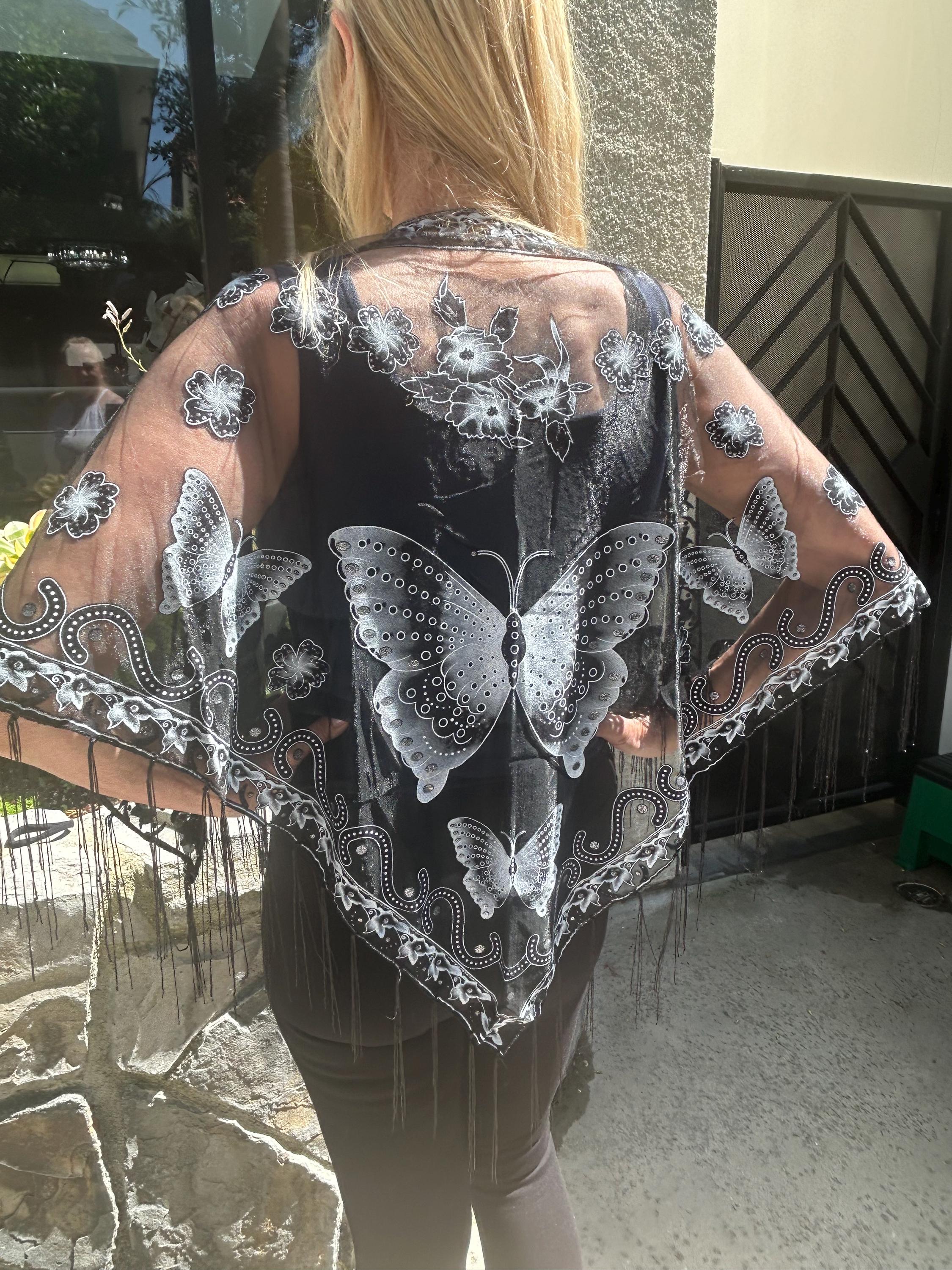 Sheer Butterfly Top - Etsy