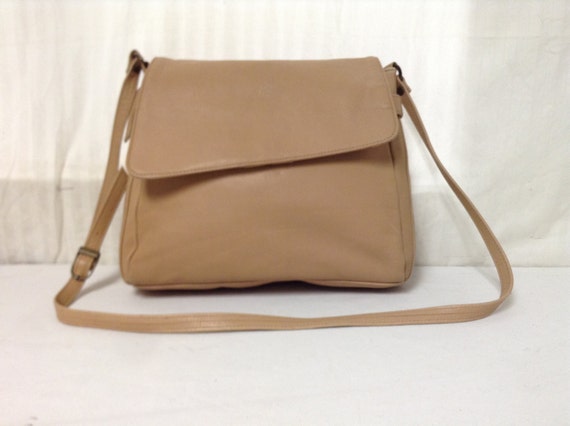 Tan Leather Purse Cabin Creekbag Shoulder Bag Etsy