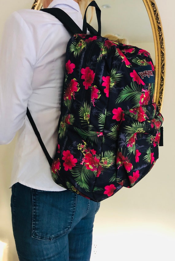 jansport hibiscus backpack