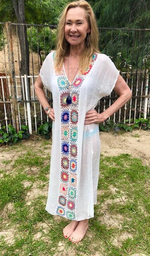 embroidered cover up dress Shiraleah Dede Beach Cover Up main image 0