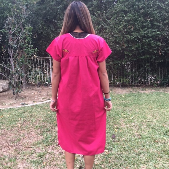 Oaxaca dress, Mexican dress, embroidered dress,bo… - image 3