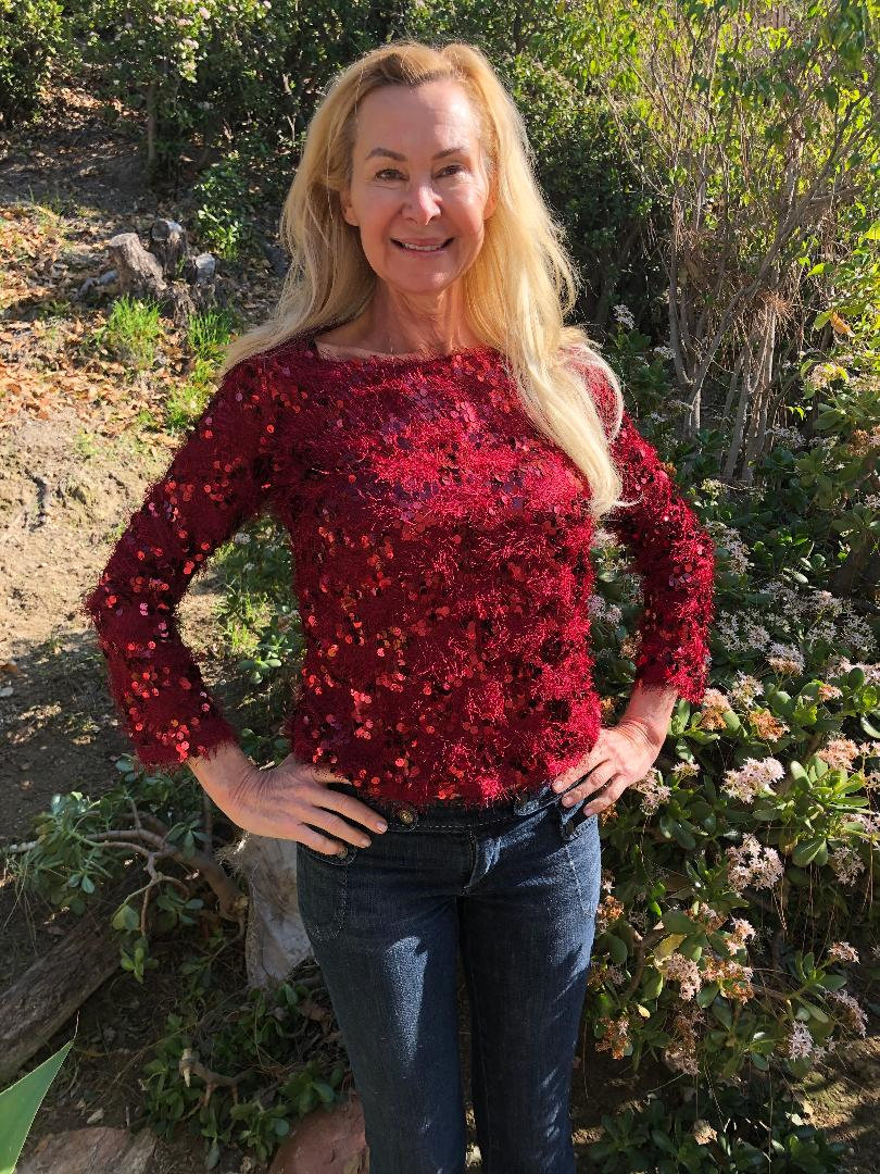 Red party deals wear tops