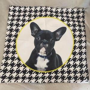 French Bulldog Pillow, Decorative Pillow, Frenchie Dog Pillow, Frenchie Pillow, French Bulldog Decor, Gift Idea, Birthday Gift Idea
