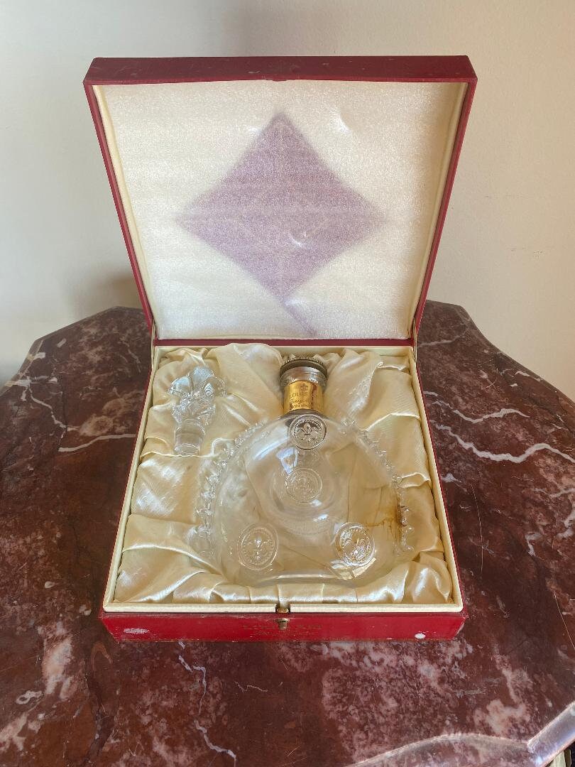 Louis XIII Cognac Red & Gold Box 1980s