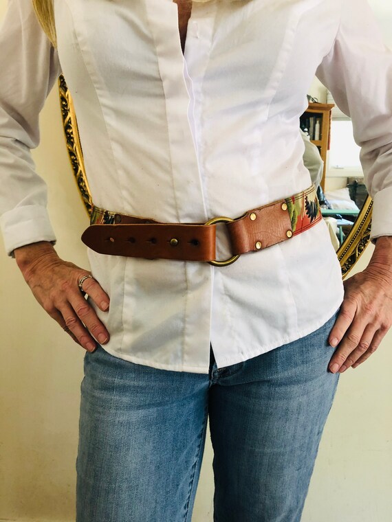 Lucky Brand Belt Leather Fabric 30 