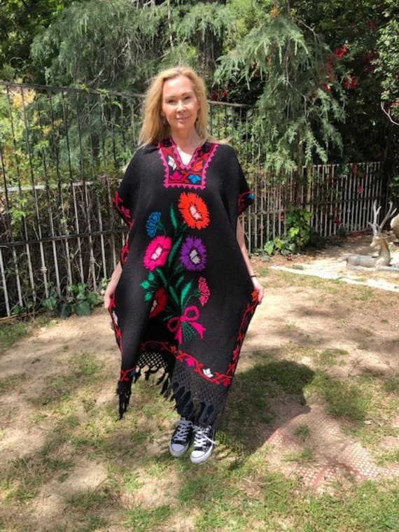 Poncho top,, Black,Pink,red,green,Indian poncho,Et
