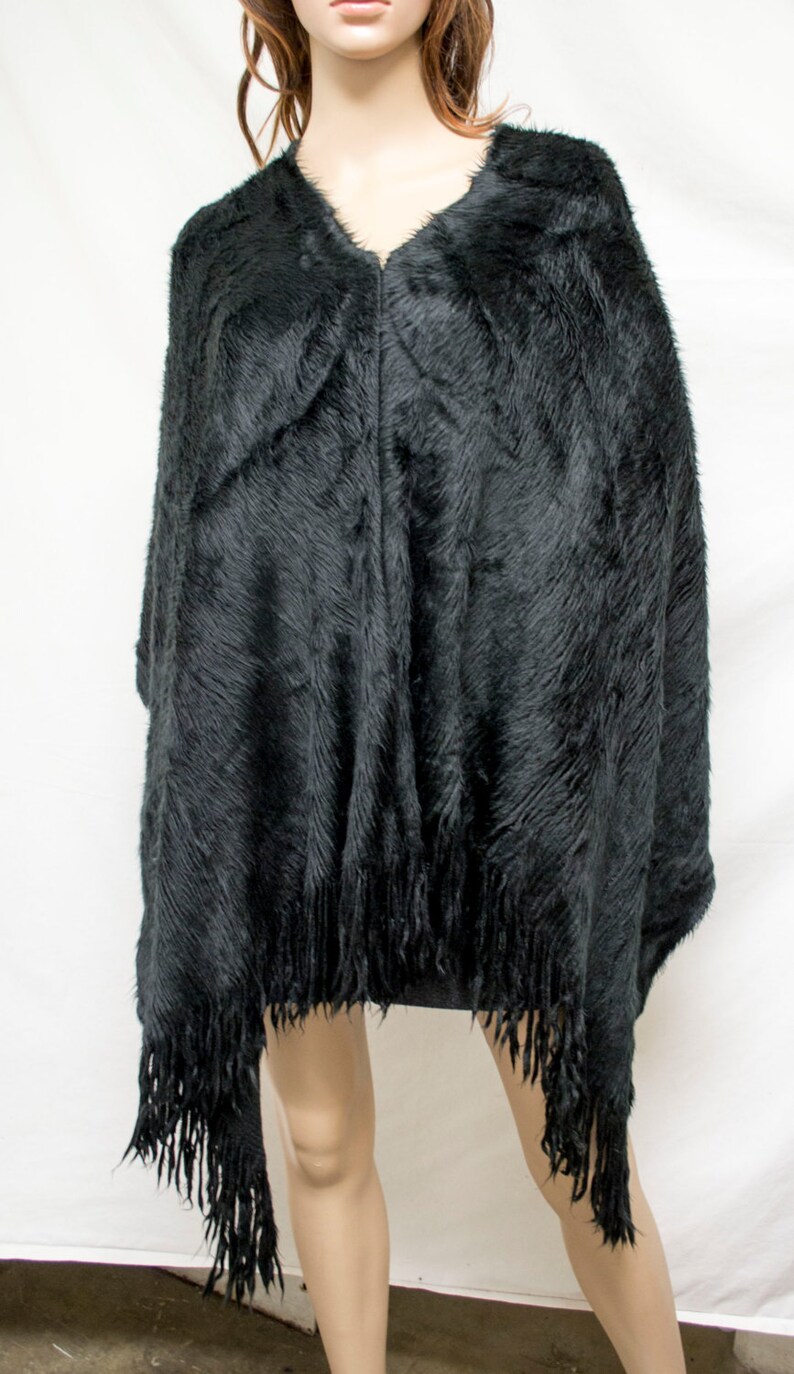 fuzzy poncho