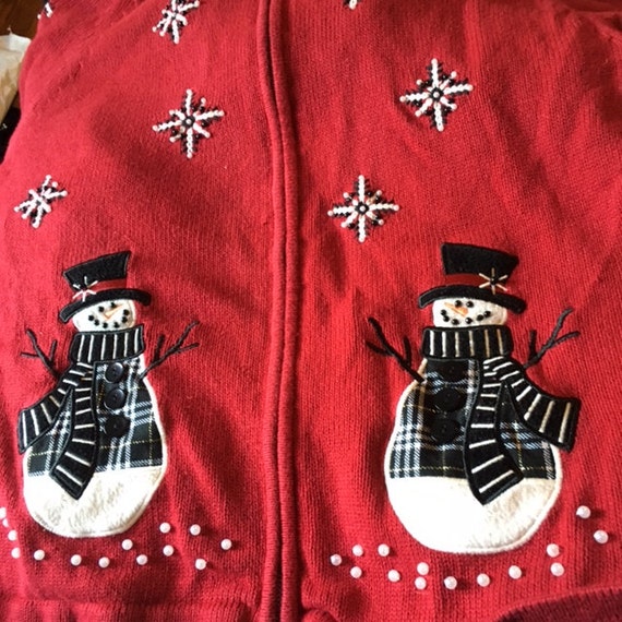 Ugly Christmas sweater, Christmas cardigan sweate… - image 1