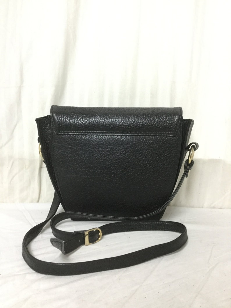 Evane Black Leather Pursebag Shoulder Bag | Etsy