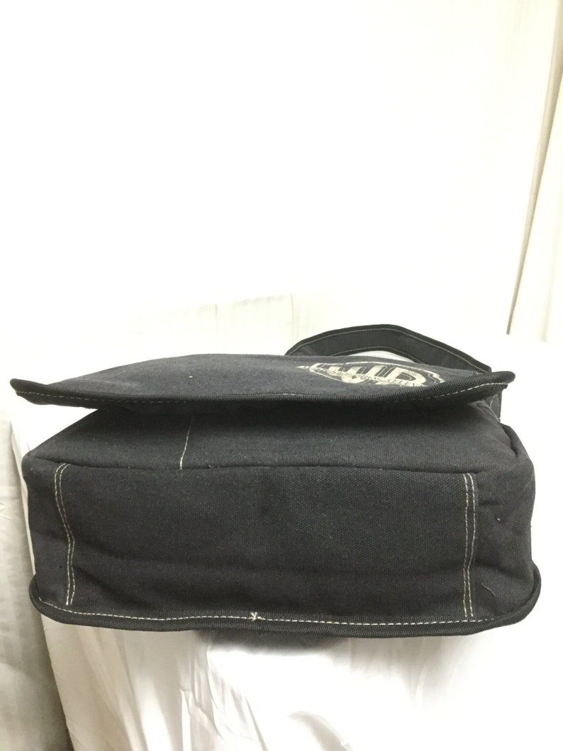 Shoulder Canvas Messenger bag,Warner Brothers Black,canvas Cross Body bag