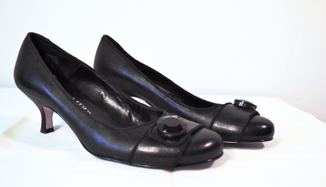 Sam & Libby shoes Mary Jane heelsblack | Etsy
