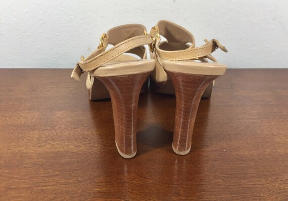 Apostrophe, Tan Leather Heels, 7.5, Shoes - image 3