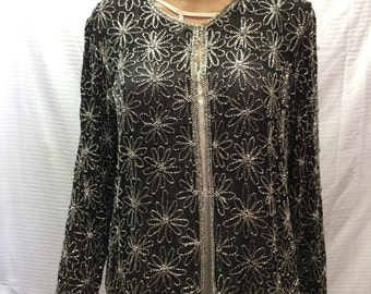 Beaded Formal Jacket - Etsy