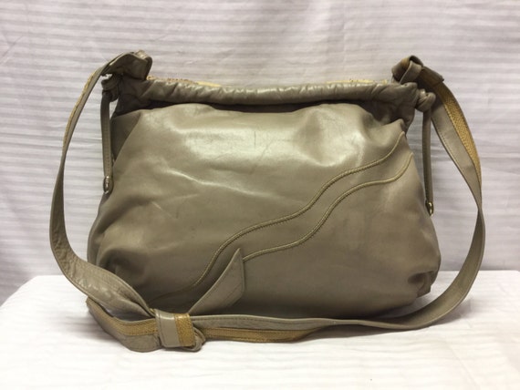 Carlo Fiori Italy Leather Bag Taupe tan Leather Purse - Etsy 日本