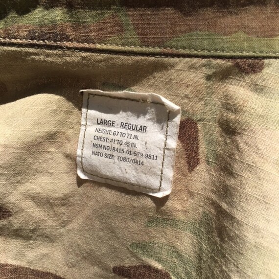 Men's military camo jacket. Size large regular, c… - image 5