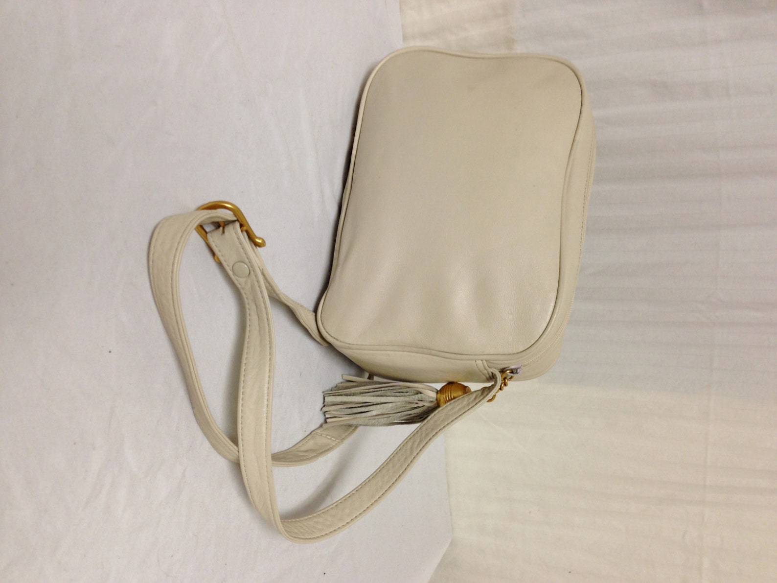 Courtenay Leather Purse Bag tan/bone shoulder Bag Bags Etsy