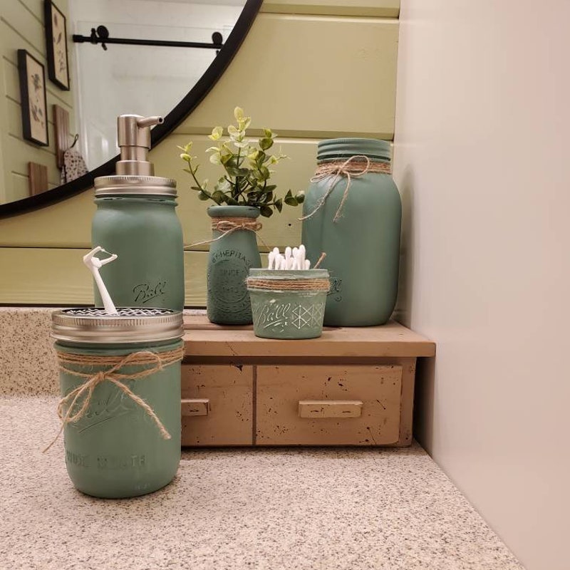 Mason Jar Bathroom - Etsy