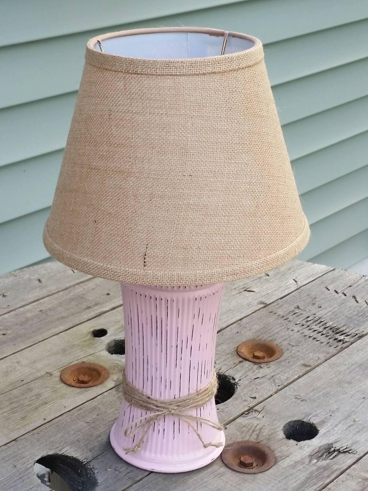 Nursery Lamp Pink Nursery Lamp Girl Nursery Decor Shabby Etsy