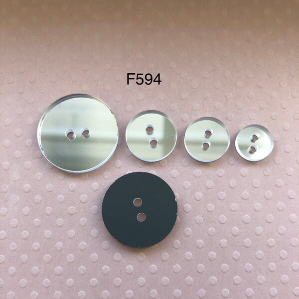Mirror Buttons Etsy